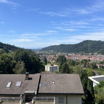 Ausblick genießen – 1-Zimmer Wohnung in Waldkirch, 79183 Waldkirch, Dachgeschosswohnung