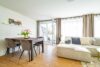 Sofortbezug! - Charmante 2-Zimmer-Wohnung mit großer Terrasse in ruhiger Lage - Wohnzimmer