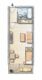 1-Zimmer-Apartment mit Balkon - Grundriss