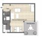 Traumhafte 1-Zi. Wohnung in Herbolzheim - Grundriss