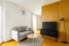 1-Zimmer-Wohnung mit Balkon im ökologischen "Green House" in Freiburg-Rieselfeld - Wohnbereich - Visualisierung
