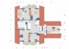 Großzügiges Wohnhaus mit Gewerbeeinheit, 1.788 m² Traumgrundstück & Gartenidylle mit Teich - Grundriss OG