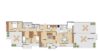 Exklusives Penthouse mit großzügigen Dachterrassen, Sauna und Panoramablick über den Kaiserstuhl - Grundriss