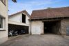 Wohn- und Geschäftsanwesen - Innenhof mit Carport, Garage u. Scheune